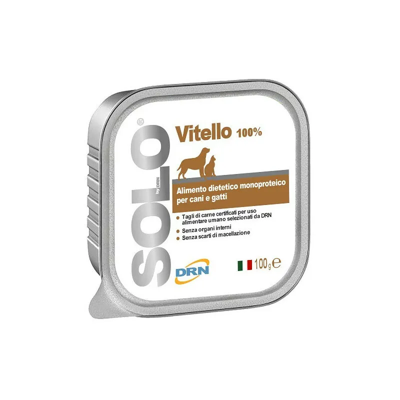 Solo per Cane e Gatto da 100 gr Vitello - 