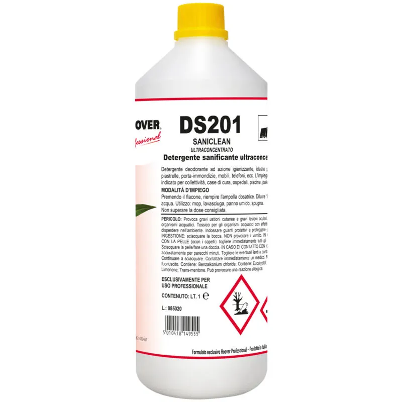 DS201 Saniclean Deterconcentrato igienizzante