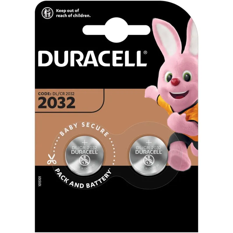 Tuttacasa - Duracell batteria a bottone cr2032 bl.2pz.