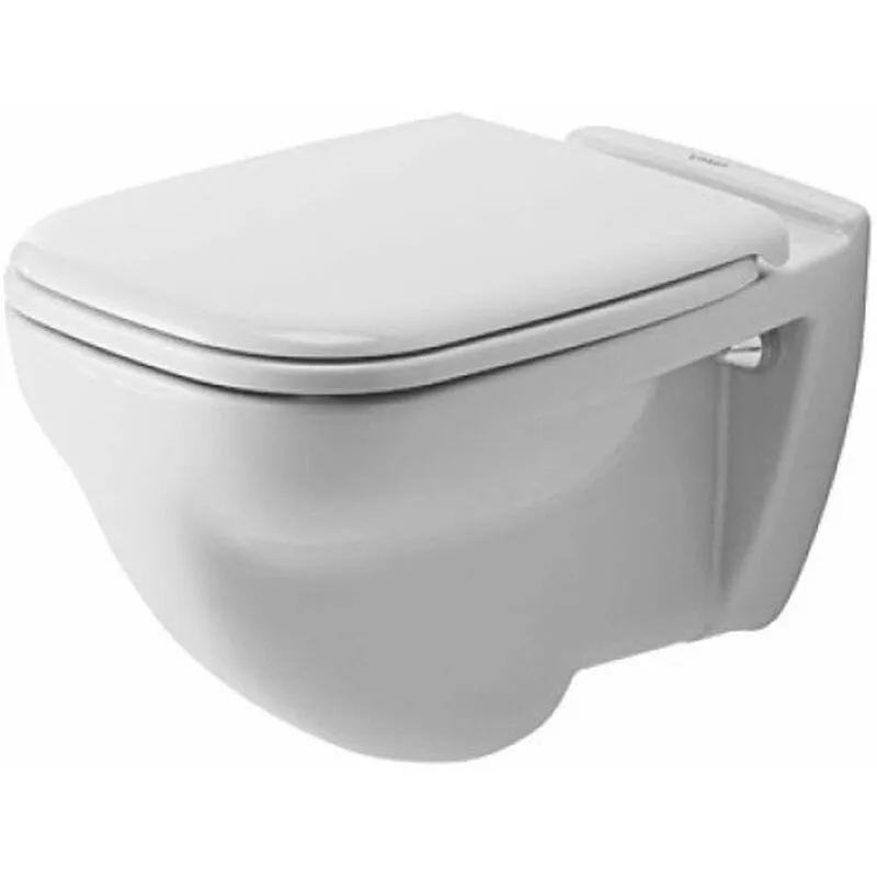 Duravit - D-Code - wc sospeso, risciacquo piano, bianco alpino 22100900002