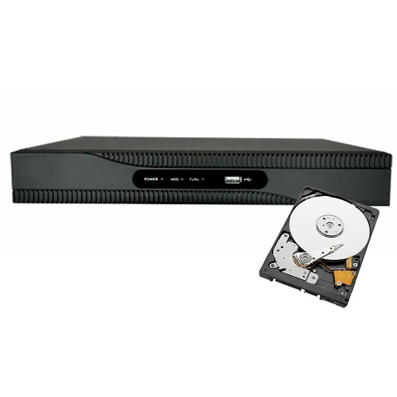 Safire - dvr ibrido 4 canali 5 mpx cloud P2P ahd cvi tvi cvbs xvi ip hd 2 tb