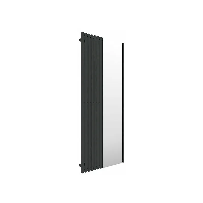 Scaldasalviette elettrico nero 1700mm di altezza e 880mm di larghezza - 1000 Watt - TRI1700/880ME1N