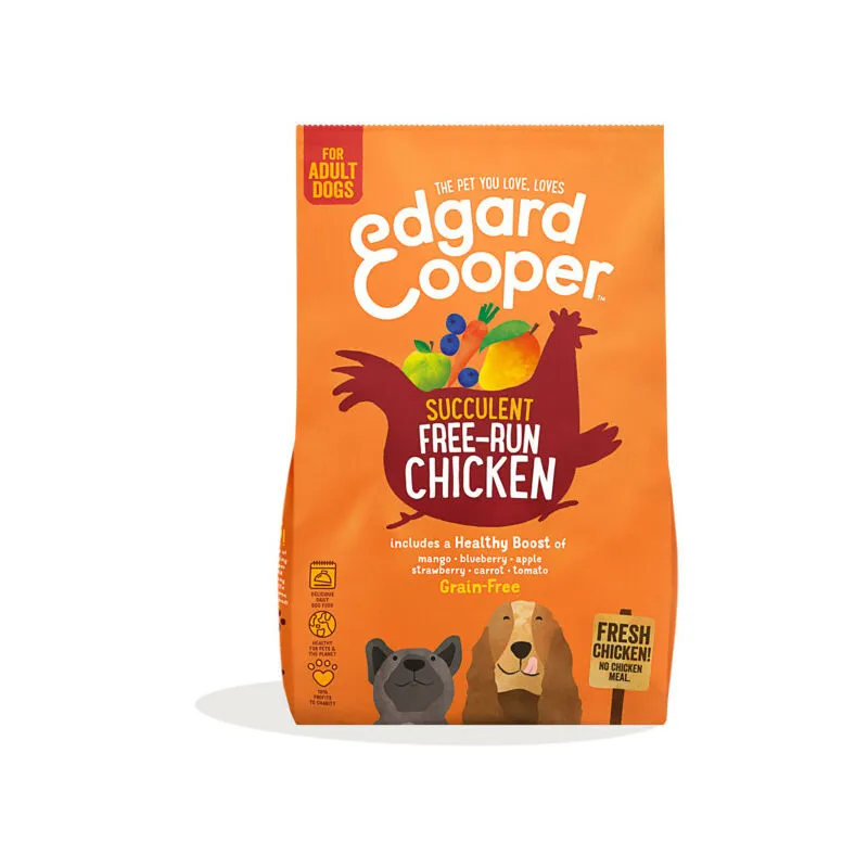 Edgard&cooper - Edgard&Cooper Grain Free per Cani Adult con Pollo Fresco da 7 Kg