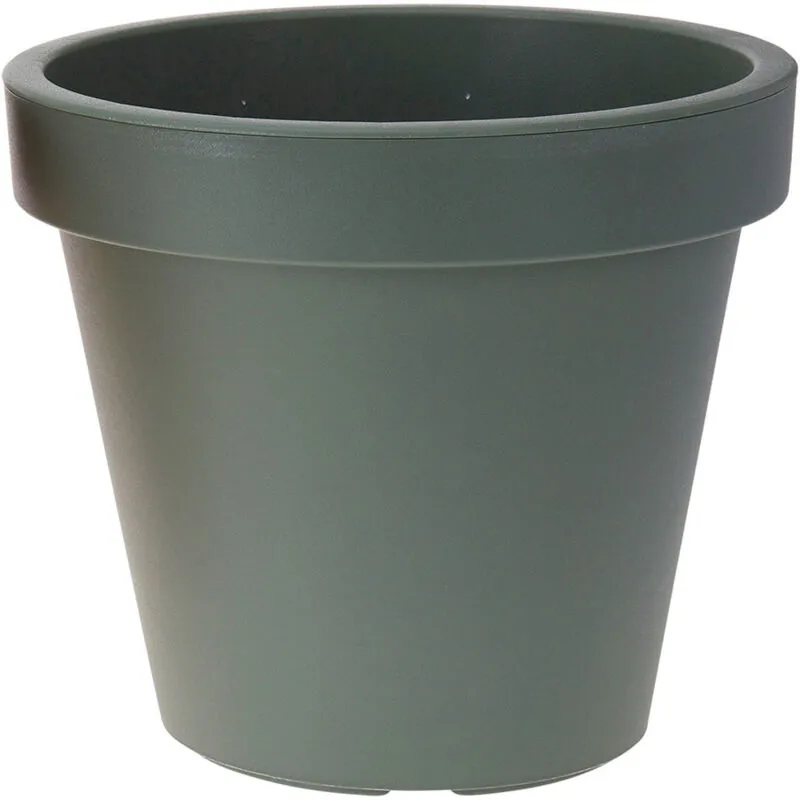  - Vaso da coltura verde, diametro superiore 30 cm.