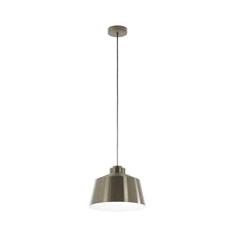 Lampadario Moderno Sud 1 Luce Acciaio Oro e Bianco - Oro|Bianco