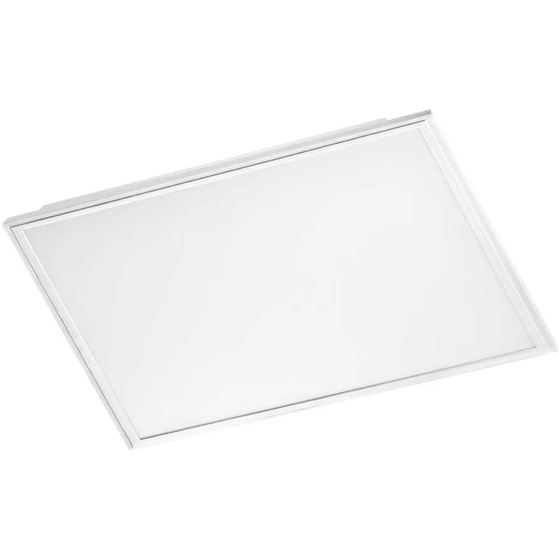 Pannello di soffitto led salobrena luce 1 in bianco 30 x 30cm con cornice mobile
