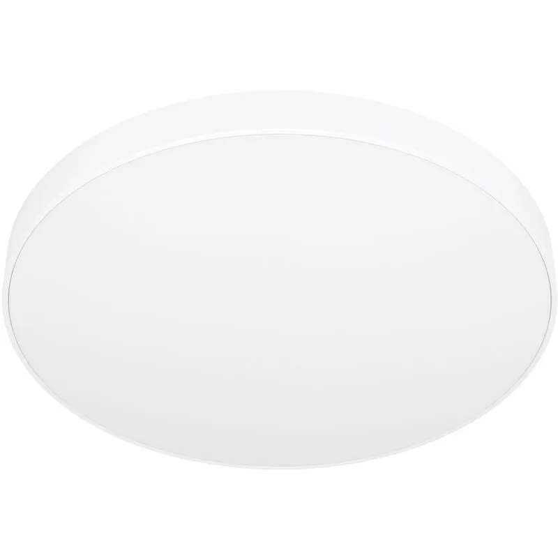 Plafoniera Contemporanea Zubieta a Acciaio Bianco Led Integrato 18,8W 2700 6500K