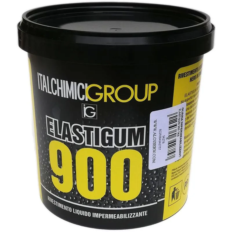 Elastigum 900 guaina impermeabilizzante da 1kg pronta all'uso