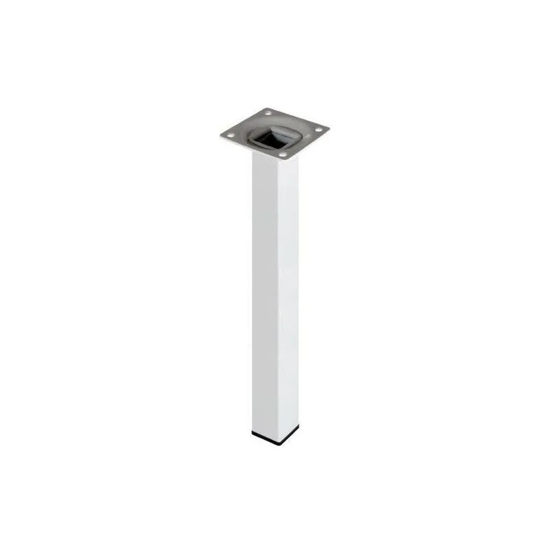 Piede quadro Element System 25X25 - H.400 mm. - bianco