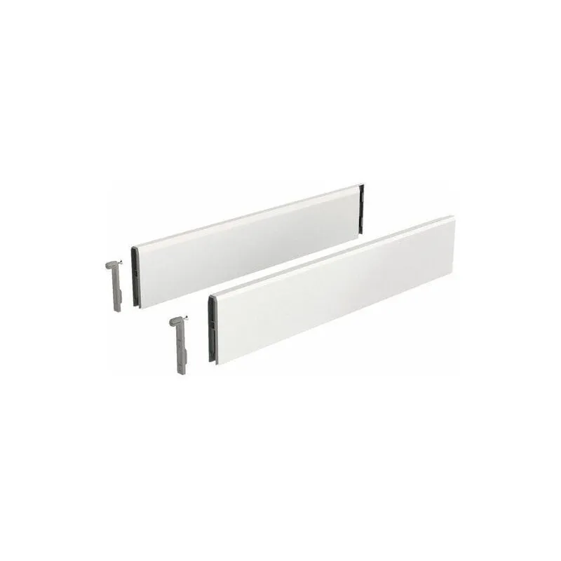 Hettich - ArciTech Set topside per cassetto 186/94 o 218/126 mm - L.500 mm - Bianco - 9122922