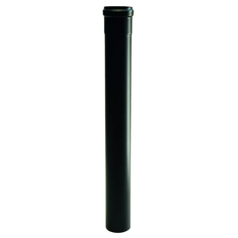 Elemento lineare mf - acciaio 1.2 l 250 mm elemento lineare dn100 l. 250mm 'nero' pellet 1.2