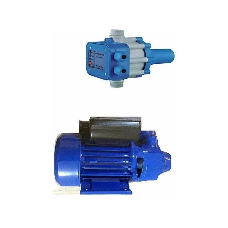 Elettropompa periferica blu autoclave 0,5 hp + press control 1,5 bar colore blu