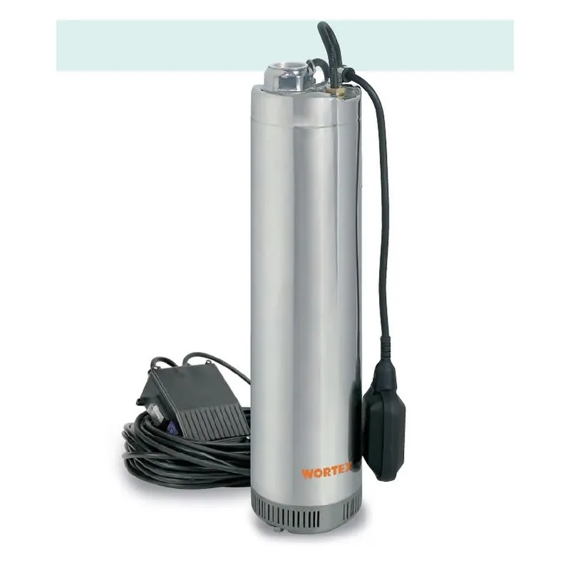 Elettropompa Sommersa 1100 w Acciaio Inox Pompa Autoclave Pozzo con galleggiante