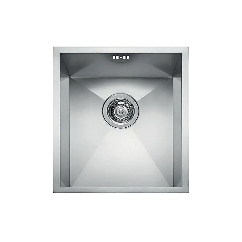 Square 340 LIQ340SACUN Lavello in acciaio Inox satinato 1 Vasca 380x440 mm - Elleci