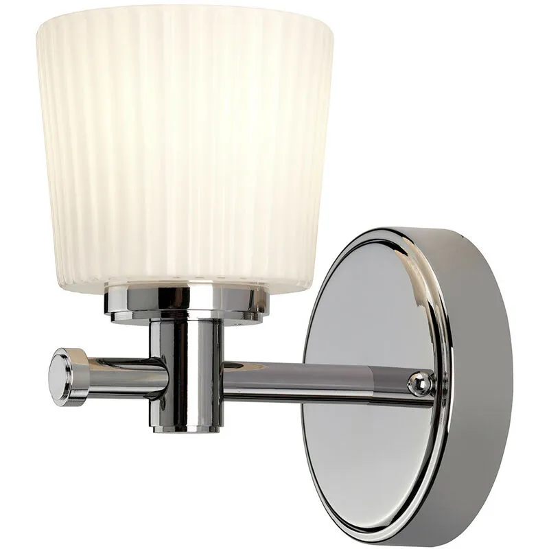 Binstead - Applique da parete per bagno 1 luce Cromo lucido IP44, G9 - Elstead