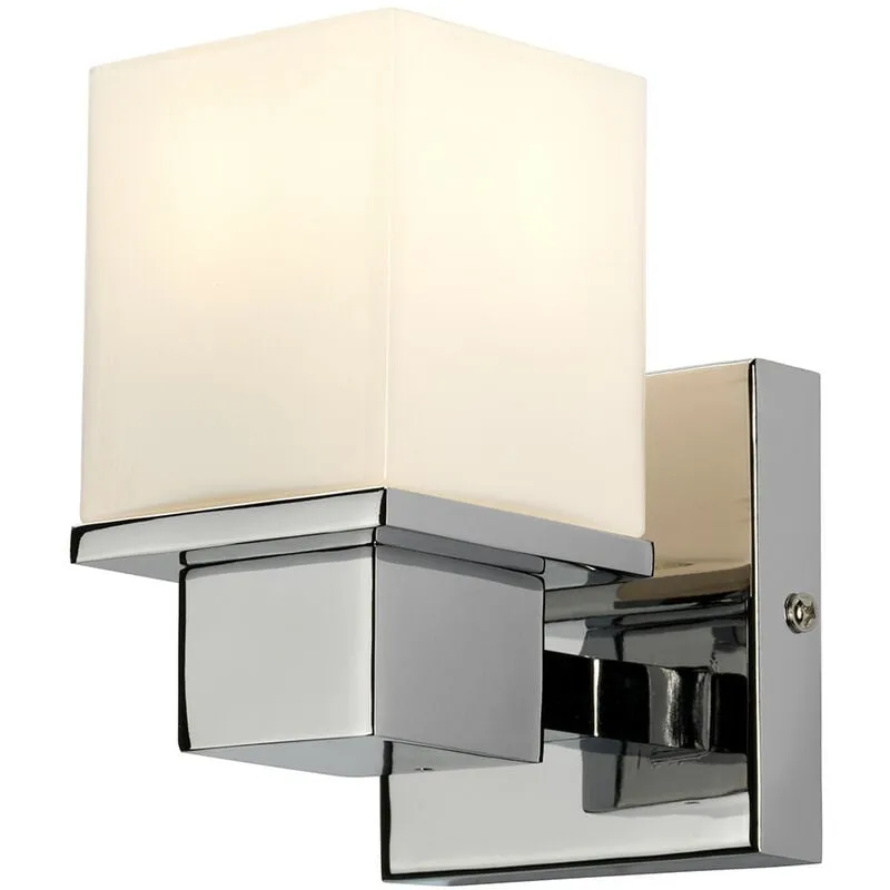 Elstead Greenwich - Applique da parete per bagno 1 luce Cromo lucido IP44, G9