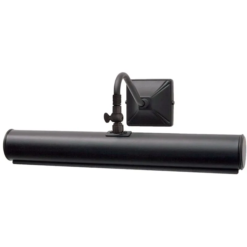 Applique Classica Picture Light Acciaio Nero 2 Luci E14