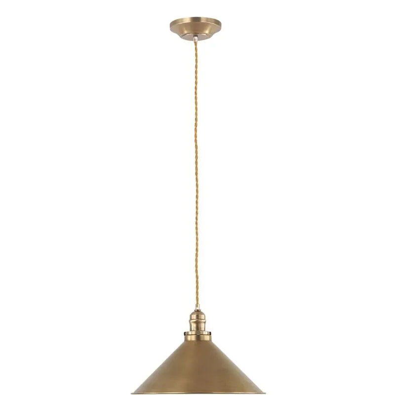 Elstead - Sospensione Industrial Nordica Provence Acciaio Ottone Antico 1 Luce E27