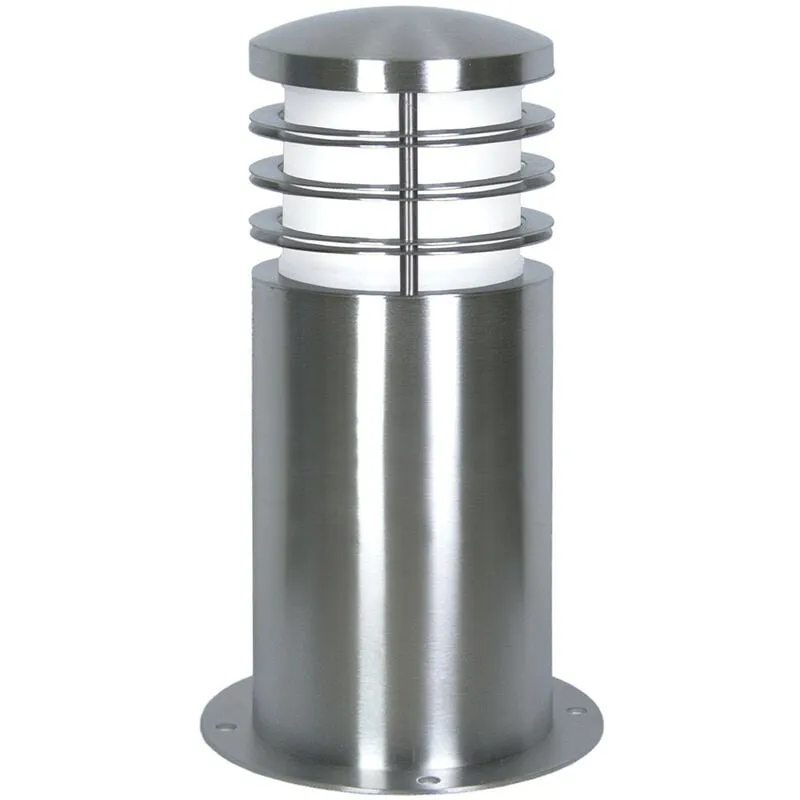 Elstead - Sandbanks - Mini Paletto Luminoso da Esterno 1 Luce Acciaio Inox IP44, E27