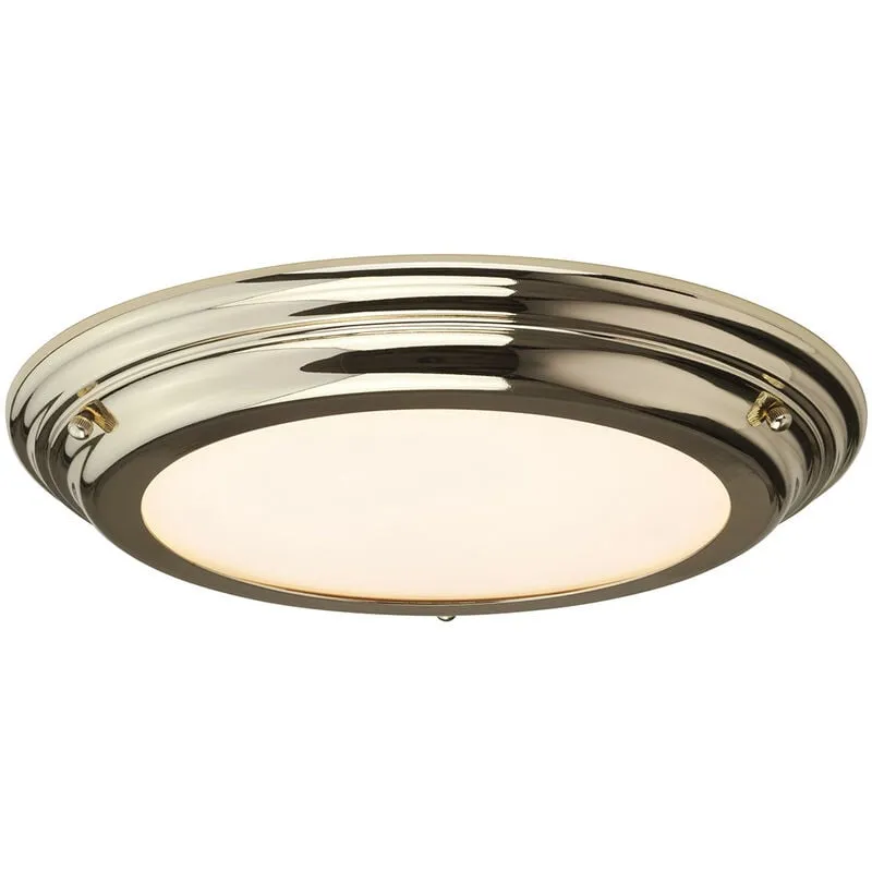 Elstead - Welland - Lampada da incasso a led 1 luce - Ottone lucido