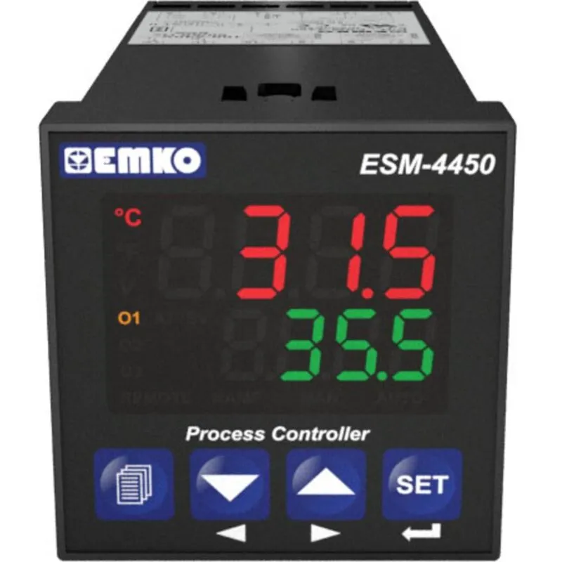 ESM-4450.2.20.1.1/00.00/0.0.0.0 2 punti, p, pi, pd, pid Termostato Pt100, j, k, r, s, t -200 fino a 1700 °c Relè 5 - 