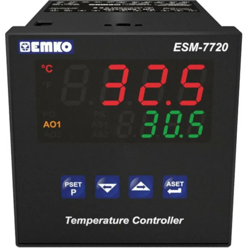 ESM-7720.5.20.0.1/01.02/0.0.0.0 2 punti, p, pi, pd, pid Termostato Pt100, j, k, r, s, t -200 fino a 1700 °c Relè 5 - 