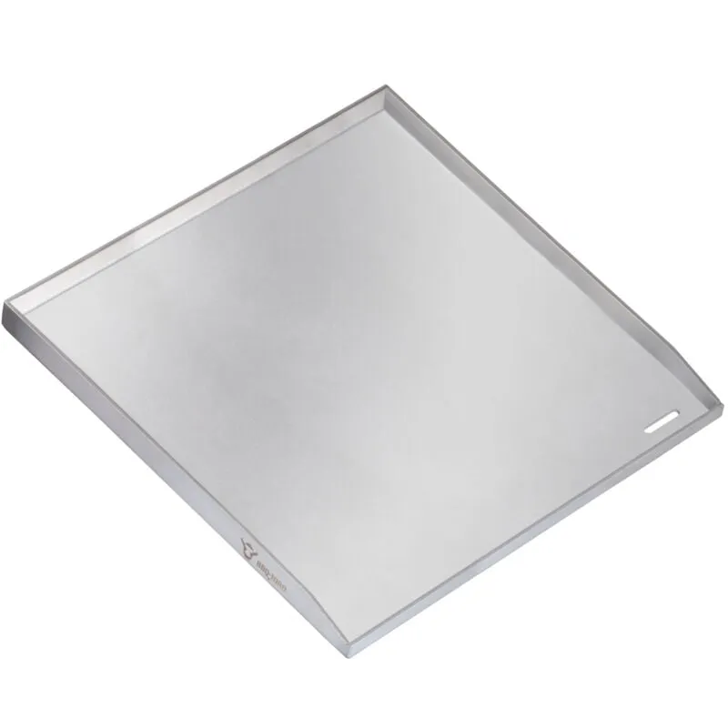 Piastra per grigliare in acciaio inox Bbq-toro 40 x 41,5, plancha bbq smaltata, padella per grigliare, vassoio per grigliare