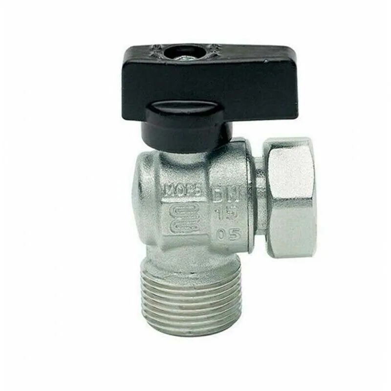 Rubinetto a sfera per caldaia BonFlex per acqua a squadra maschio girello 1/2 G0387N04 - Enolgas