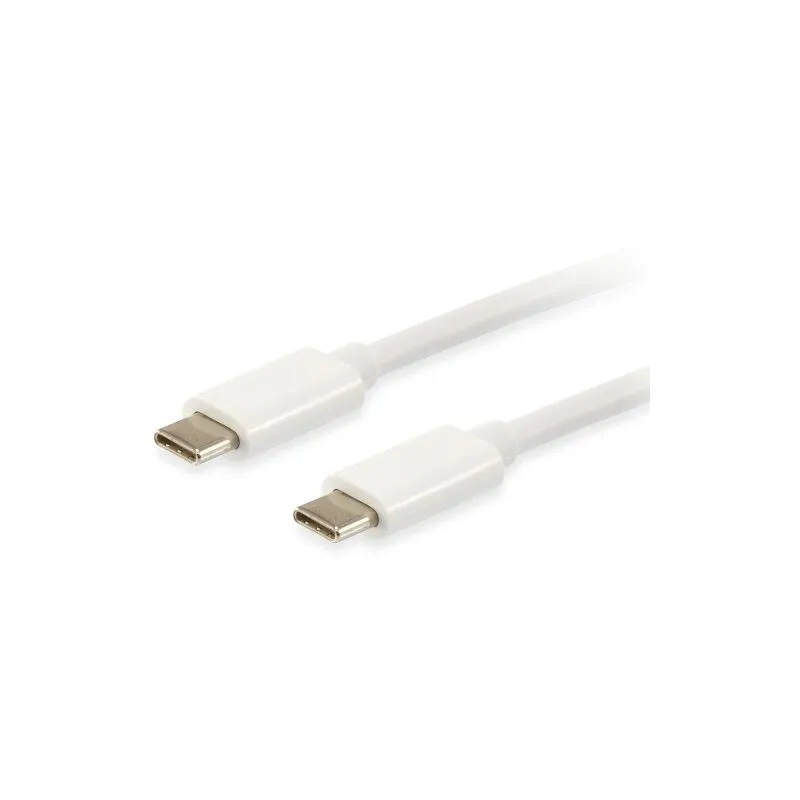 Cavo usb platino usb-c maschio a usb-c maschio 2m Equip colore bianco