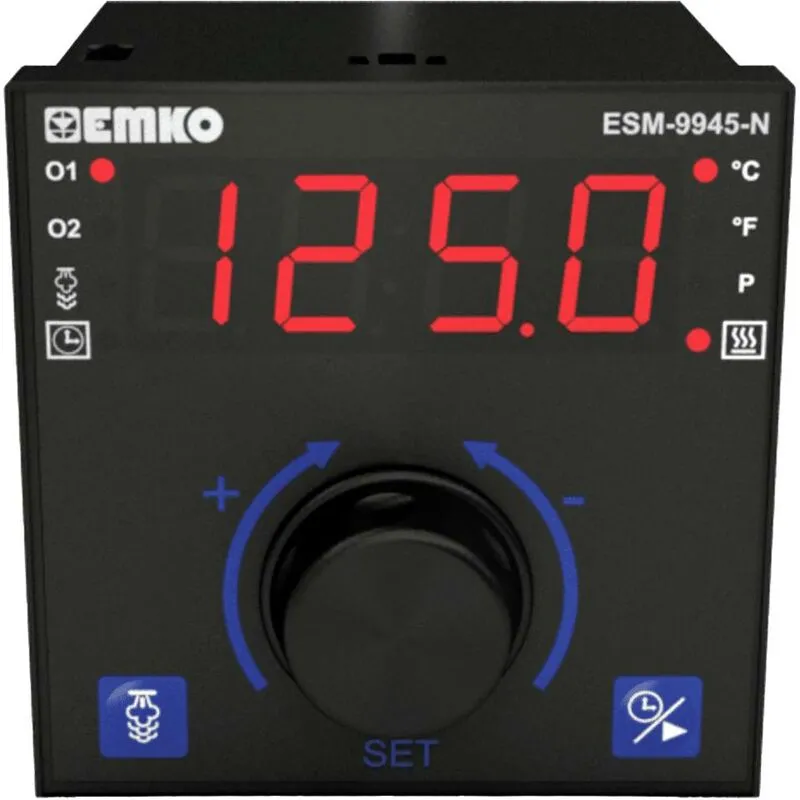 ESM-9945-N 2 punti, p, pi, pd, pid Termostato Pt100 -200 fino a +1700 °c Relè 5 a (l x l x a) 100 x 96 x 96 mm - 