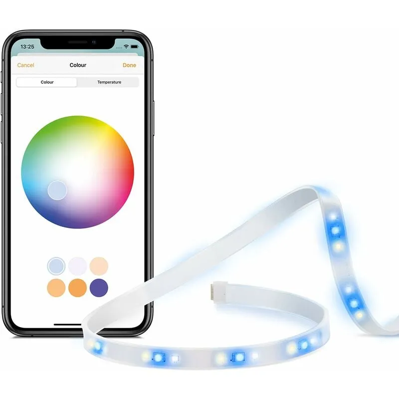 Unbekannt - Eve Light Strip - Striscia led intelligente con tecnologia Apple HomeKit, bianco e colori a spettro completo, 1800 lumen, non richiede