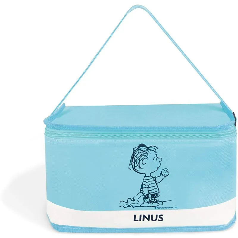 Excelsa - Peanuts: Linus, 61619 Sacco per il pranzo, Poliestere, 7 Litri, Azzurro