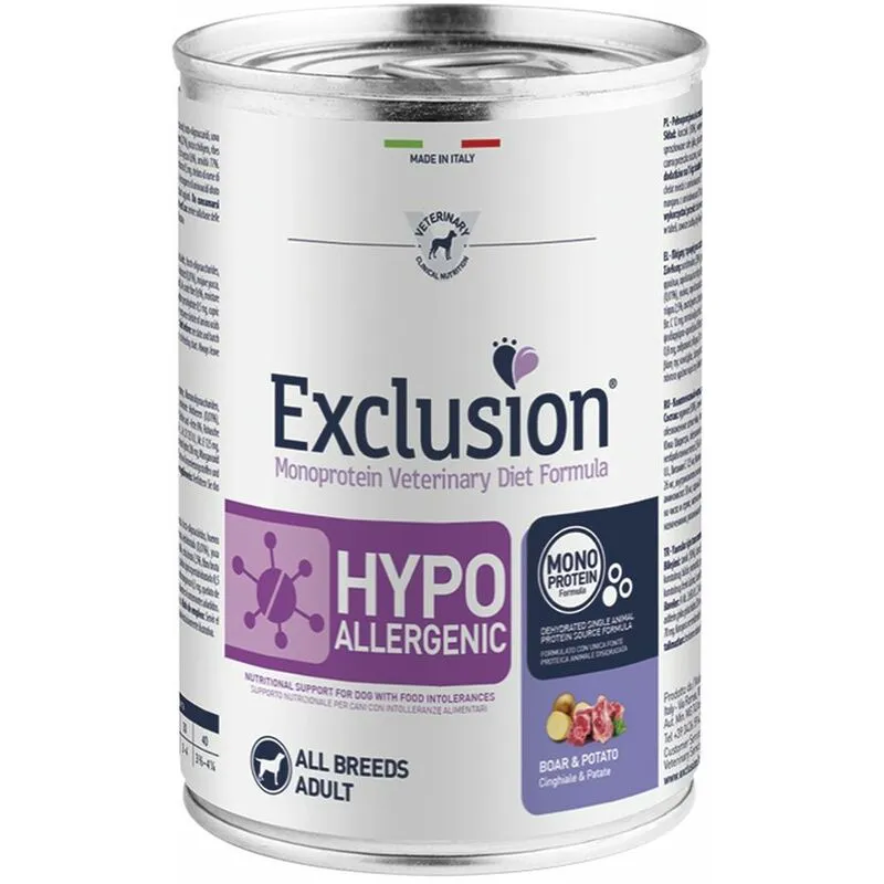 Exclusion - Cane Hypoallergenic 375gr Cinghiale e Patate