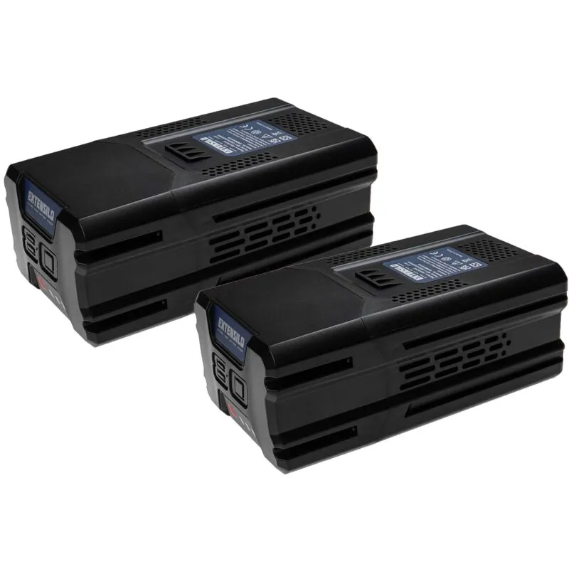  2x batteria compatibile con Briggs & Stratton Snapper ESXD19PWM82K attrezzo giardinaggio cesoie 5Ah 80V Li-Ion