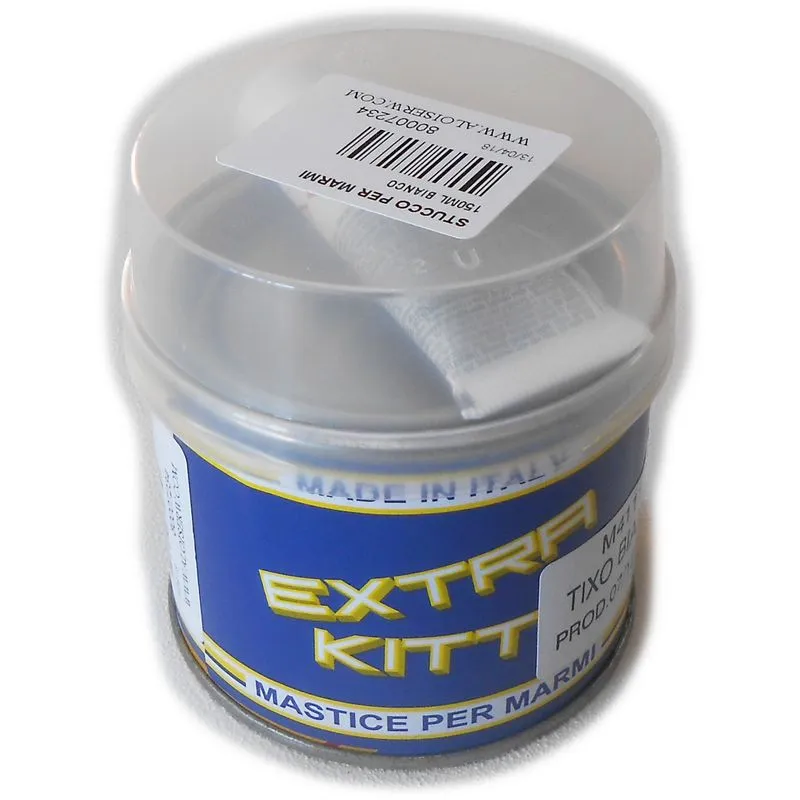 Extra kitt 150ml mastice stucco bianco per marmo