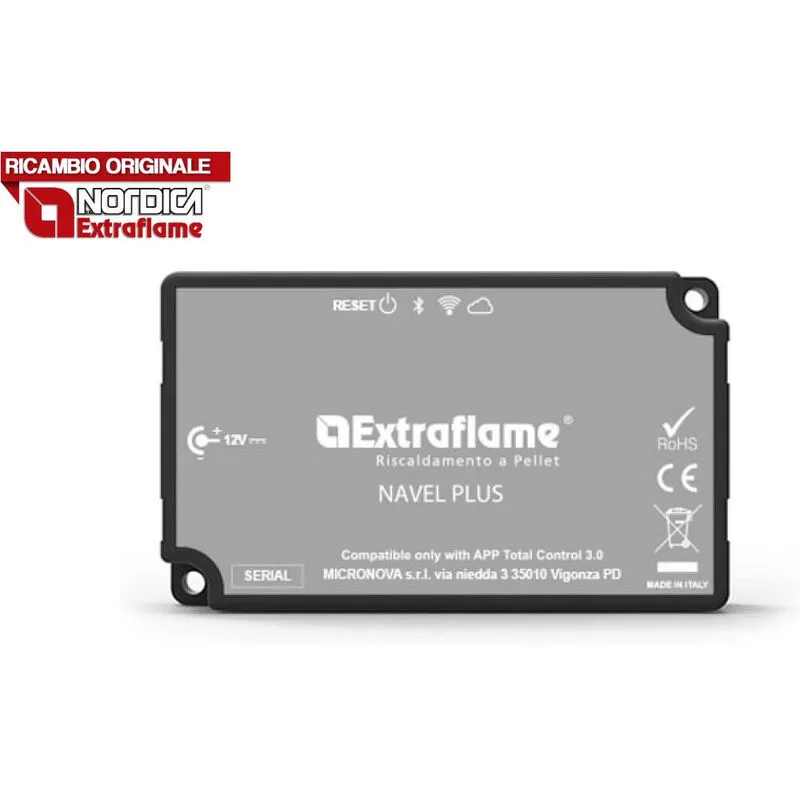 009278512 - navel 3.0 Modulo wifi etichetta grigia - Extraflame