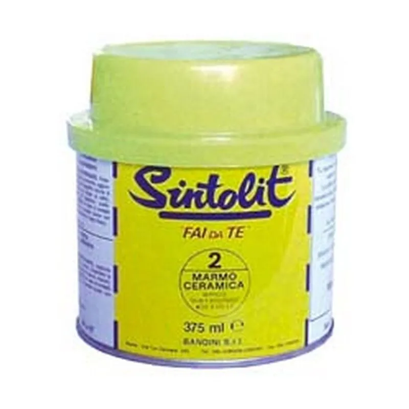 Sintolit - fai da te' stucco per marmo in barattolo ML.375 - ML.375 bianco