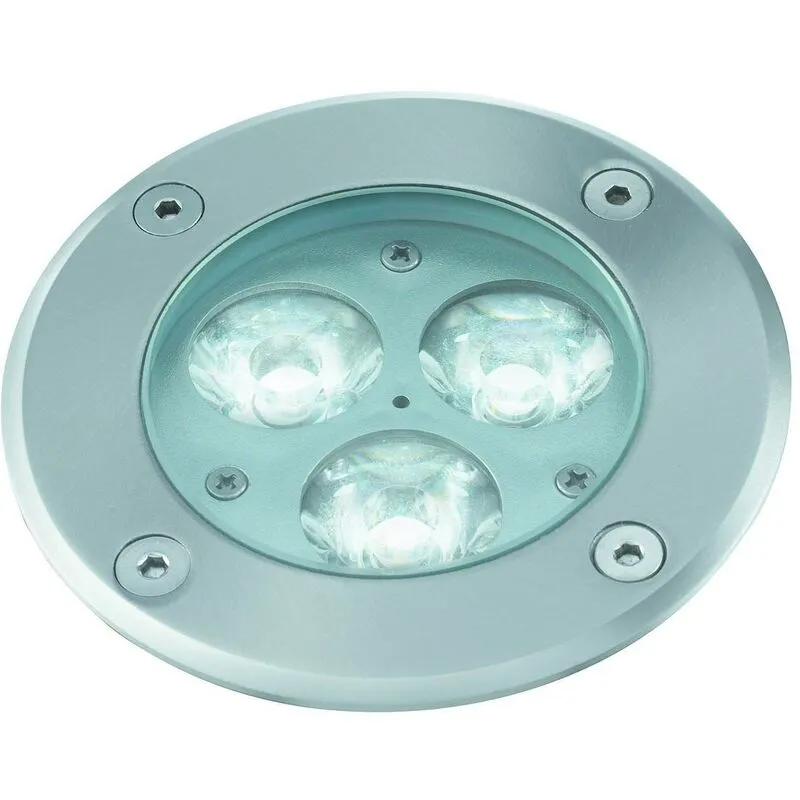 Outdoor - Faretto da incasso a terra per esterni a led a 3 luci da incasso in acciaio inossidabile IP67 - Searchlight