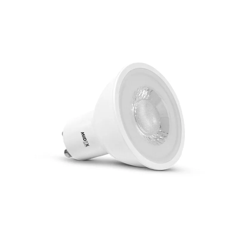 Vision-el - Lampadina led GU10 - Spot 5,8W - Bianco Caldo 3000K - 570 lumen - Angolo 38° - Ø50mm