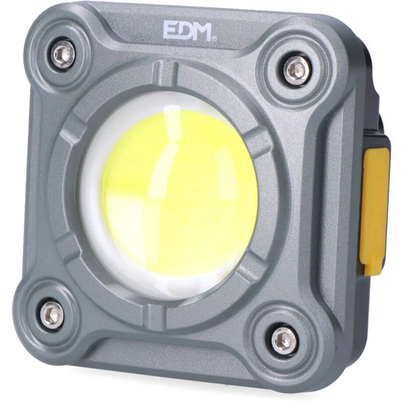 Mini proiettore di lavoro LED 15W 1000Lm COB  - 6500K - 81,1 x 46 x 81,1 mm - IP44 - Batteria 2000mAh 6h