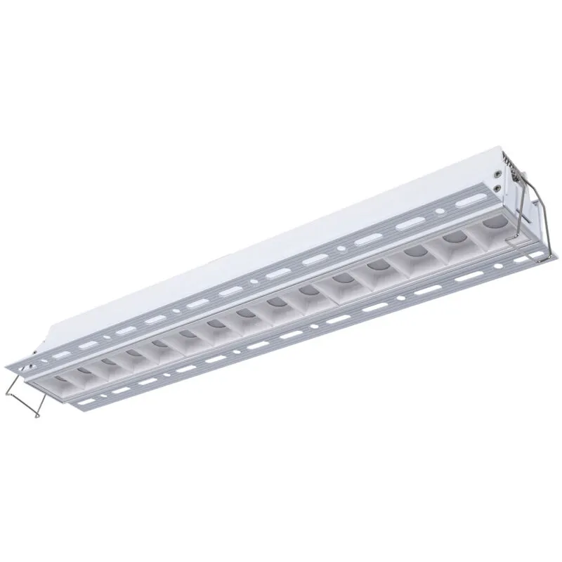 Faretto lineare led trimless/incasso a scomparsa - 30W - UGR18 - - Bianco Neutro