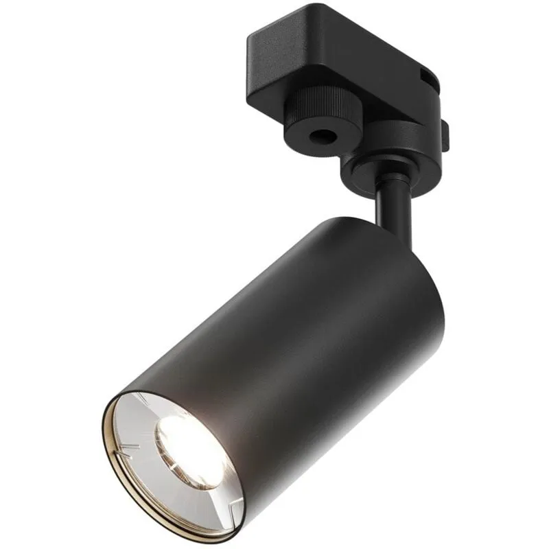 Faretto Per Binario Moderno Focus Mini Alluminio Nero 1 Luce