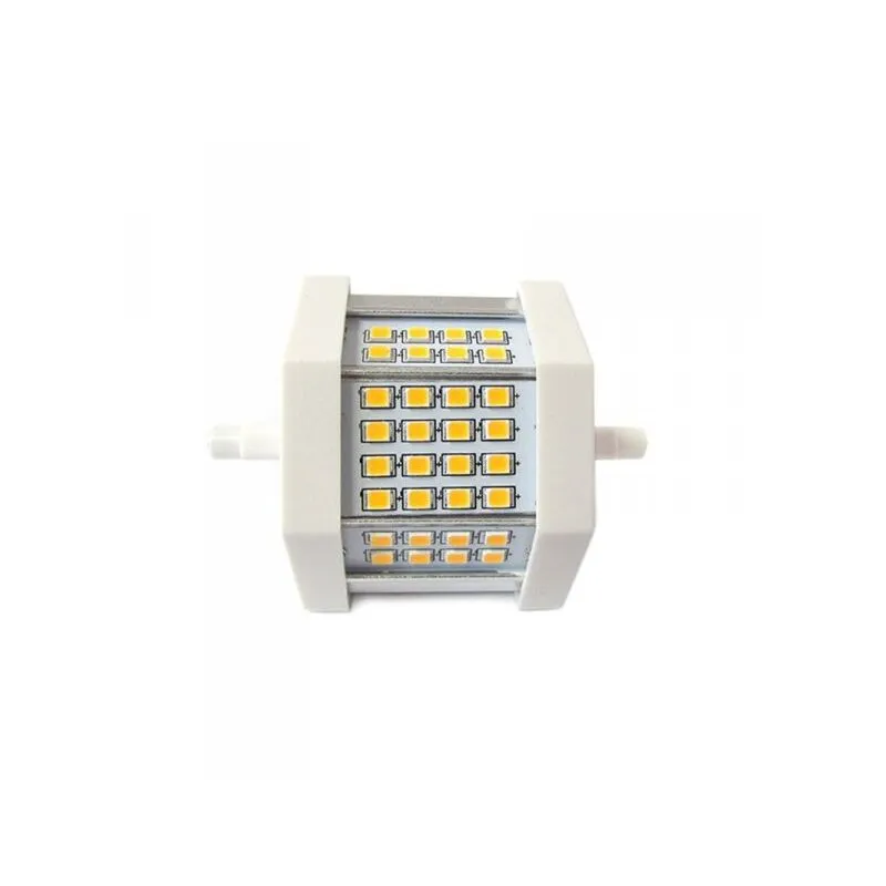 Ledlux - Lampada Led R7S Lineare 78mm 8W=80W 32 Smd 2835 Bianco Caldo