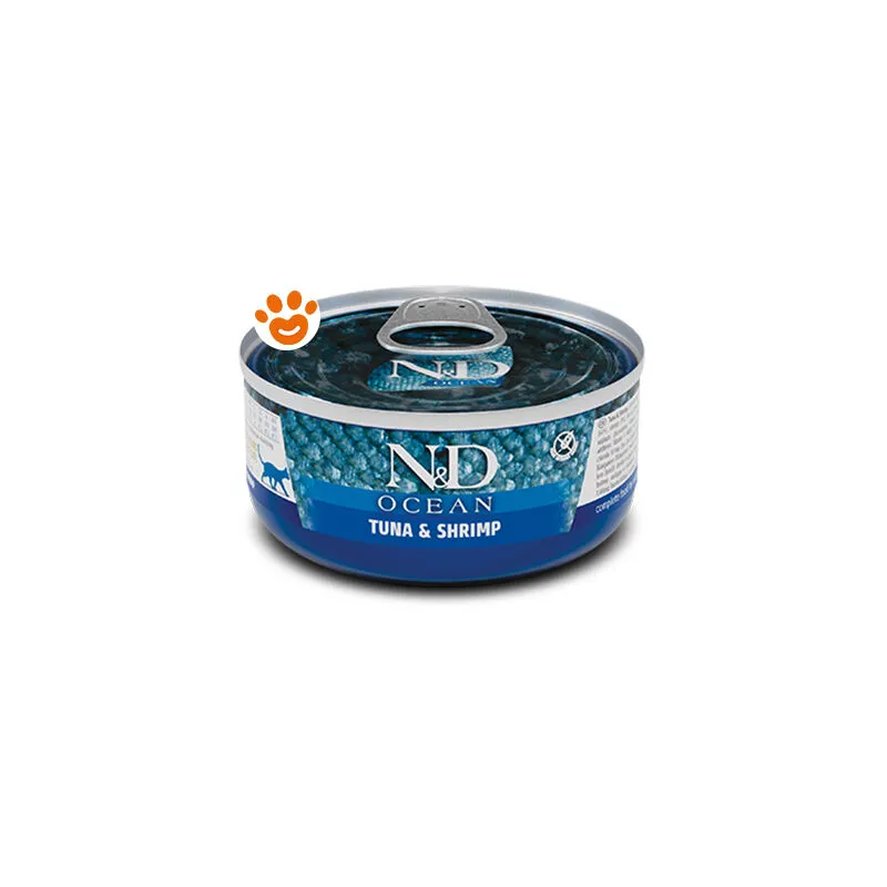  - Cat n&d Ocean Tonno e Gamberetti - Lattina Da 70 Gr