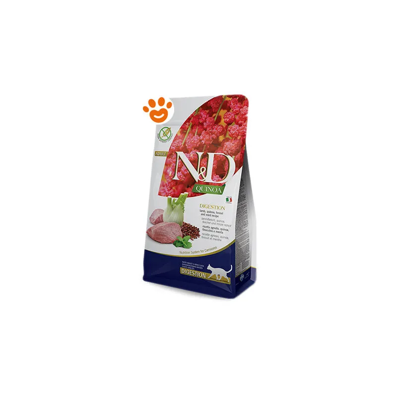  - Cat N&D Quinoa Digestion Agnello - Sacco Da 1,5 Kg