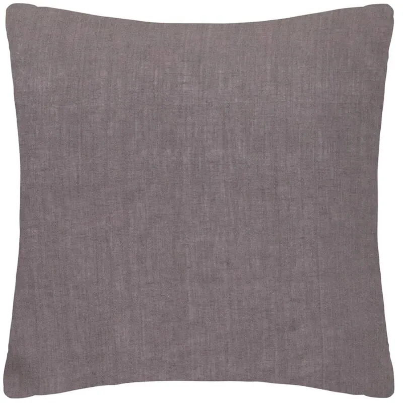 Fodera per cuscino linah in lino lavato grigio ardesia 65x65cm Atmosphera créateur d'intérieur - Grigio