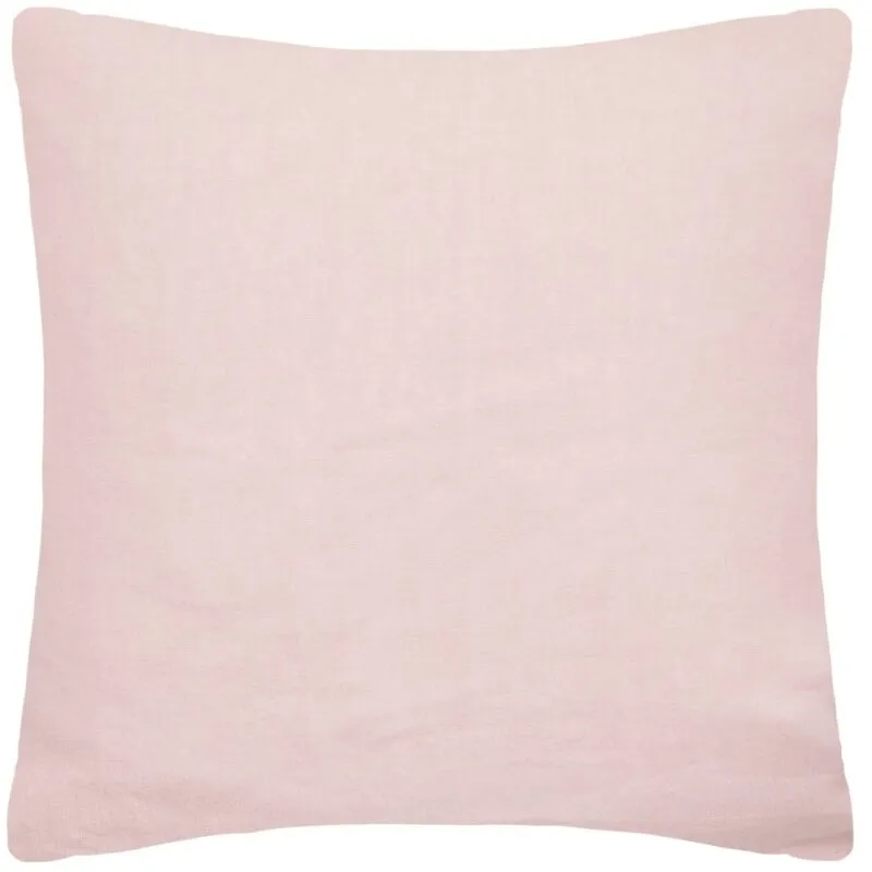 Fodera per cuscino linah in lino lavato rosa 65x65cm Atmosphera créateur d'intérieur - Rosa