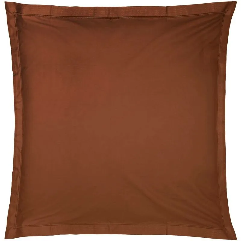 Atmosphera - Fodera per cuscino in cotone 63x63cm rosa terracotta créateur d'intérieur - Terracotta