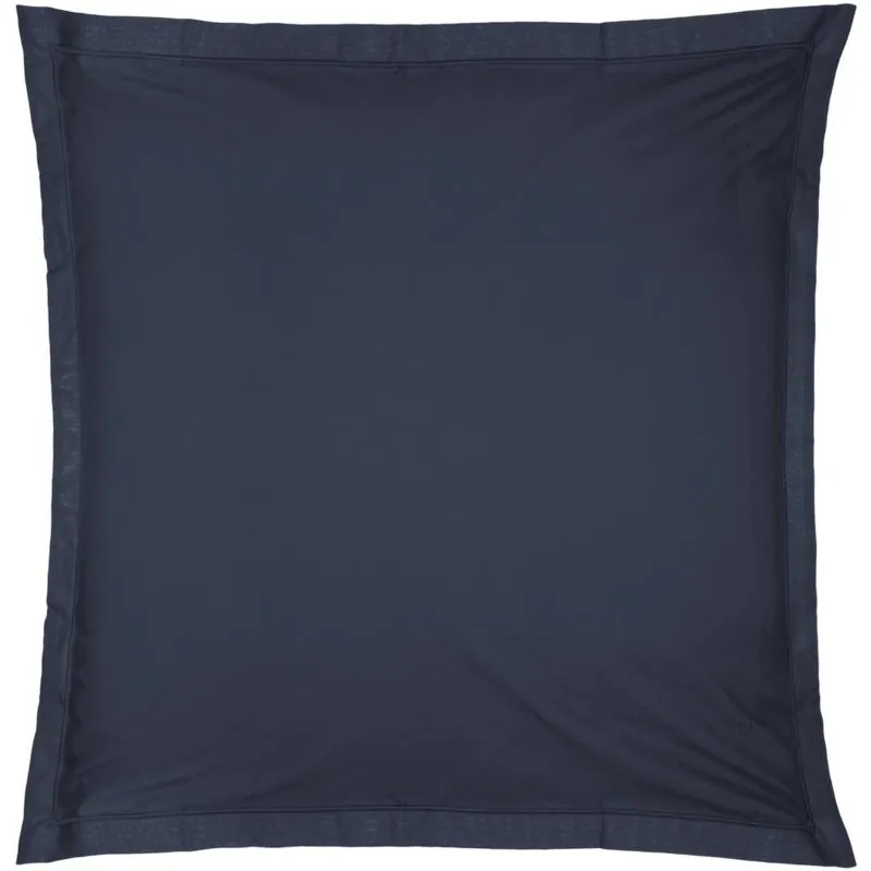 Atmosphera - Fodera per cuscino carina in cotone blu inchiostro 63x63cm créateur d'intérieur - Blu