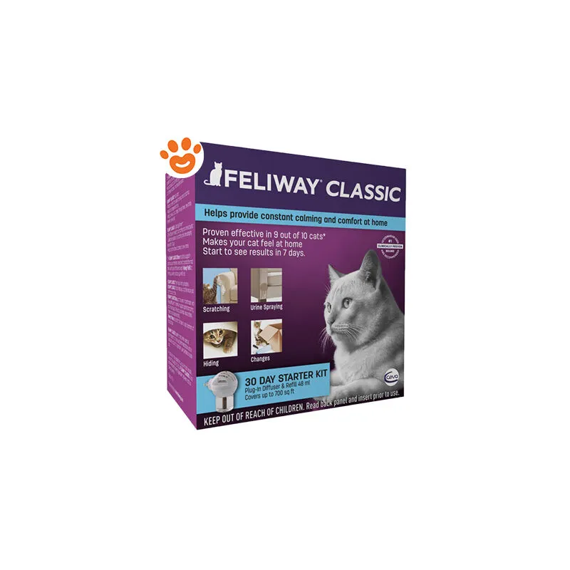 Cat Feliway Classic Starter Kit Diffusore Ricarica - Starter Kit Diffusore Ricarica - Ceva